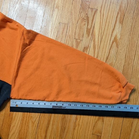 ❌SOLD❌ Vintage 90's Disney Lion King Sweater Orange Black Men's Large Adult - Picture 11 of 15